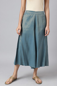 Aurelia Regular Fit Women Blue Trousers