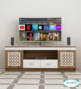 SIVOM Crafty Multipurpose TV Unit fits upto 55 inch with Storage Engineered Wood TV Entertainment Unit