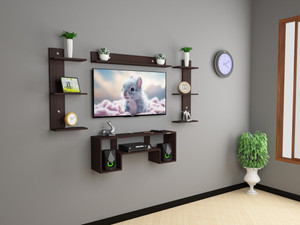 ERAWUD Tv Cabinate/TV Unit For Living Room/Wall Mount Tv Panel 32 Inch Engineered Wood TV Entertainment Unit