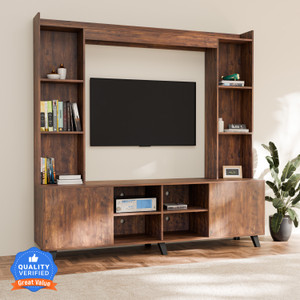 CARLTON LONDON Rustic-CL-TVU Engineered Wood TV Entertainment Unit