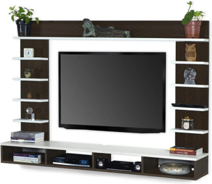 STUFFBOX Wall Mount Wall Shelves for Living Room Engineered Wood TV Entertainment Unit