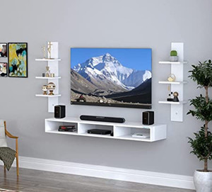 Artival Crafts TV Entertainment Shelf for 32" – MDF Design Engineered Wood TV Entertainment Unit