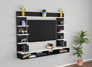 Hridya Handicrafts Wall Mount Tv Entertainment Unit Living Room 32 INCH TV Engineered Wood TV Entertainment Unit