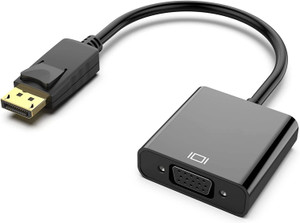 Tobo  TV-out Cable Display Port DP Male to VGA Female Cable Convertor Adapter - Black TD-260TC