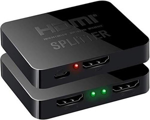Tobo  TV-out Cable 4K HDMI Splitter 1 x 2, 1 Input 2 Output HDMI Amplifier Switcher TD-442H