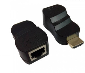 TERABYTE TV-out Cable HDMI Extender to RJ45 Over Cat 5e/6 Network LAN Ethernet 3D HDMI Adapter