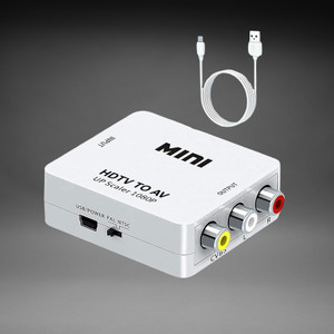SDMINITEK  TV-out Cable MINI HDMI2AV Up Scaler 1080P Video Converter .