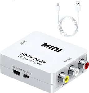 SDMINITEK  TV-out Cable HDMI to AV Converter With HDMI2AV 1080P Adapter Connector