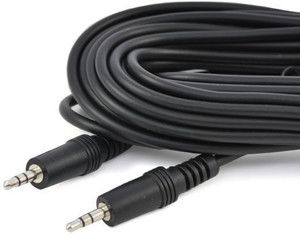 JAMUS  TV-out Cable 3.5mm Stereo To 3.5mm Stereo Aux Cable For Speakers,mobile,(copper 5 Meter)