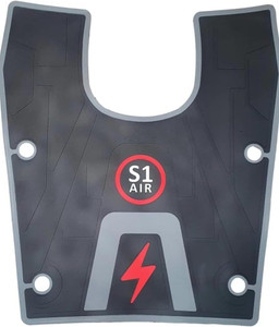 KSHEERI Anti Skid Scooter/Scooty 3D Color Foot Mat Rubber Floor Mat (Black) Ola S1 Air Two Wheeler Mat