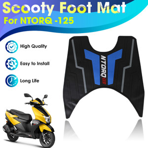Otoroys High Quality Rubber Scooter Floor Mat for TVS Ntorq 125 Two Wheeler Mat Foot Mat TVS Ntorq 125 Two Wheeler Mat
