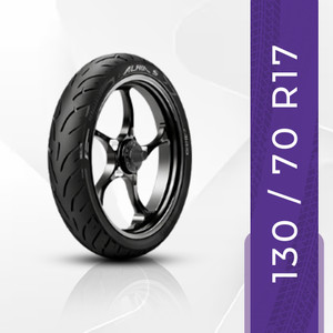 Apollo ALPHA S1 130/70 R17 62H Tubeless bike tyre Rear Two Wheeler Tyre