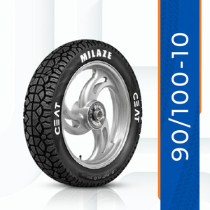 CEAT Milaze TL 90/100-10 Front & Rear Two Wheeler Tyre