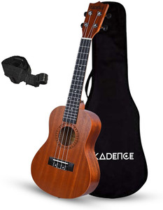 KADENCE UKTWC Sapele Wood Ukulele with Bag & Course - Image 6