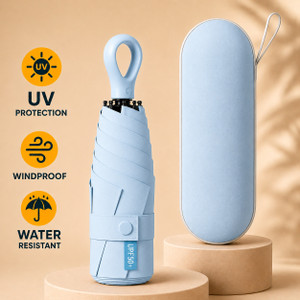 Toriyox Mini Umbrella with Case Fold Men,Women,Kids,Girls,Boys Rain Sun Compact Pocket Umbrella
