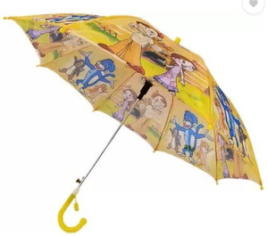 GREEN BIRD Cartoon Print Automatic Open Kids Umbrella for Boys and Girls (k51) Umbrella