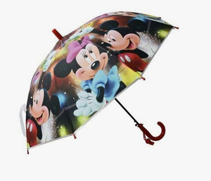 GREEN BIRD Cartoon Print Automatic Open Kids Umbrella for Boys and Girls (P50) Umbrella