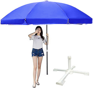 GREEN BIRD Garden Umbrella With Stand Outdoor Big Size 7ft/42in Umbrella for Hotel,Shop D27 Umbrella