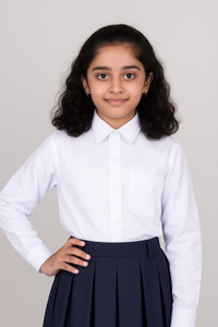 VIJAY TRADERS White Uniform Shirt