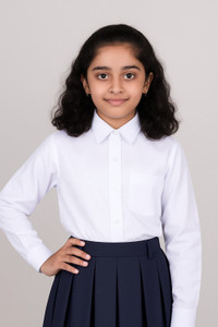 VIJAY TRADERS White Uniform Shirt