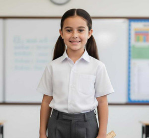 Daster White Uniform Shirt