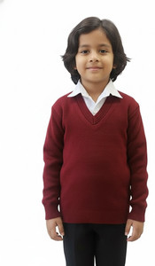 Rudram Arts Maroon Uniform Sweater