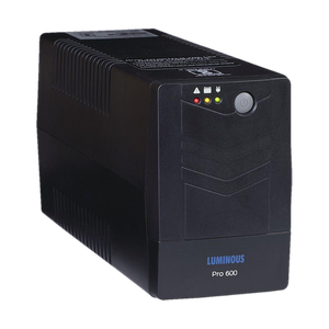 LUMINOUS LB600PRO 600VA UPS -PRO 230 V Offline/Standby Tower Model UPS with Overload Protection 3 Outlet Plugs