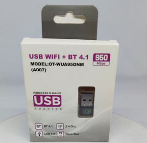 RuhZa WiFi+BT4.1 Wireless Network Card Mini 2.4G USB Adapter
