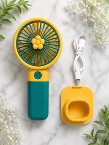 DTwenty USB Mini fan Handheld Battery fan Portable Mini Fan Rechargeable Travel,Home, Office Girls & Kids USB Fan, Rechargeable Fan