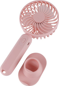 MZ S9 (PORTABLE RECHARGEABLE USB FAN) 3 Speed Mode High Speed with 1200mAh Battery S9 Mobile Stand USB Fan