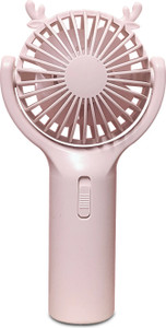Symbelle Portable USB Hand Fan – Mini Rechargeable Desk Fan with 180° Rotatable Head | DD8057 Rechargeable Fan, USB Fan
