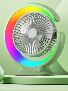 Luranol 4000mAh Rechargeable Clip Desk Mini Fan, Portable Table Fan,USB Fan,Clooing Fan Mini Handheld Fan, Portable Fan USB Rechargeable, Small Pocket Fan USB Fan