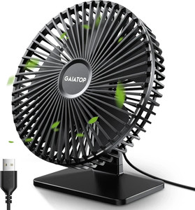 Gaiatop Speeds Portable Mini Powerful Desktop Table Fan Small