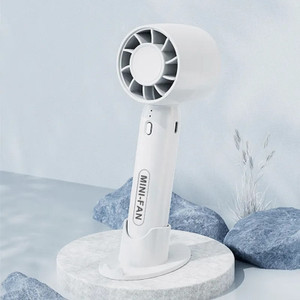 NLB ENTERPRISE Premium Quality Mini Portable Rechargeable fan, LED display, 3 Speed Mode NTPB-1021 USB Fan