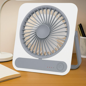 ABC ABC Foldable Rechargeable Table Fan with Adjustable Stand & 3-Speed Control 1200 m4h USB Air Cooler