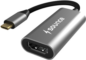 sounce USB Type C to HDMI 4K Adapter Video & Audio Output Compatible with MacBook pro laptops, All Smartphones and Tablet | UCTHDAP HDMI Connector