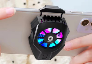 Cubonic Arctic Pro L01 RGB Light|PlugnPlay|Type-C Wired|Adjustable to all Smartphones Mobile Radiator Semiconductor Cooling USB Fan