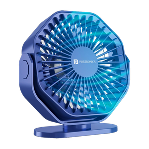 Portronics Chill On Mini Type-C Fan with 360° Rotation & Hanging Loop, 5000 RPM POR-3101 USB Fan