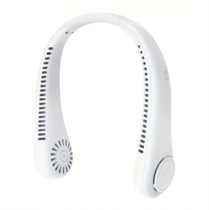 GADGETSWEAR Neck Band Fan HandFree Neckband Hanging Fan, No Curly Hair Rechargeable Fan, USB Air Cooler USB Fan