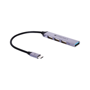ZEBRONICS (4 in 1)Type C to USB 3.0, 4 Port hub with Hi Speed Data Transfer, Zeb-TA200U Laptop Accessory