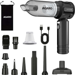 AGARO Cordless Car Vacuum Cleaner HVC6767 for Car & Home Use Cordless Vacuum Cleaner with Anti-Bacterial Cleaning
