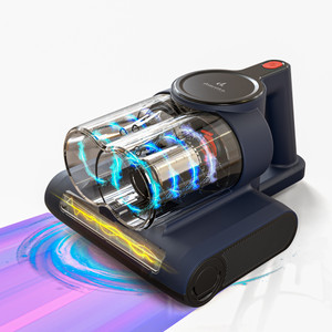 Domestica Dustro Bed Vacuum Cleaner with Smart Dust Sensor, UV-C Light & HEPA Filter Hand-held Vacuum Cleaner with Anti-Bacterial Cleaning