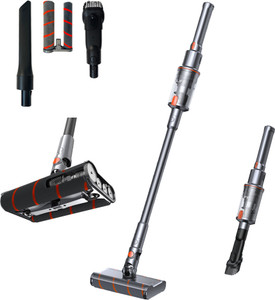 ILIFE H11 Cordless Vacuum Cleaner with Double Fluff Roller Brush For 360° Rotating Cordless Vacuum Cleaner with Swappable Battery, Anti-Bacterial Cleaning