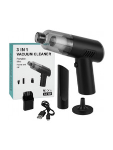 peengh 3-in-1 Portable Wireless Vacuum Cleaner for Car, Home, Travel & Camping Cordless Vacuum Cleaner with 2 in 1 Mopping and Vacuum, Anti-Bacterial Cleaning, Swappable Battery