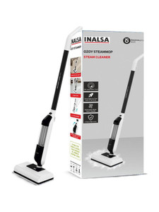 Inalsa Ozoy Steam Mop Multi Purpose Steam Cleaner|2 Mop Cloth & Carpet Slider|Rugs Hand-held Vacuum Cleaner