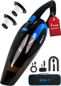 Lyrovo Wet and Dry 7000PA Suction Power AC and DC Charging Port Cordless Vacuum Cleaner