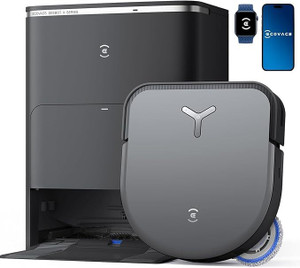 ECOVACS X5 Pro Omni Robotic Floor Cleaner with 2 in 1 Mopping and Vacuum, Anti-Bacterial Cleaning, Reusable Dust Bag (WiFi Connectivity, Google Assistant and Alexa)