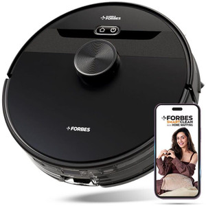 EUREKA FORBES SmartClean Home Mapping Nuo S2 Robotic Floor Cleaner 9000Pa High Suction | LiDAR 3.0 & Quick Home Mapping | Wet Mopping | 5-Hour Run Time | Covers 3000+ Sq. Ft. | Smart App Control | Voice Control with 2 in 1 Mopping and Vacuum, Anti-Bacterial Cleaning (WiFi Connectivity, Google Assistant and Alexa)