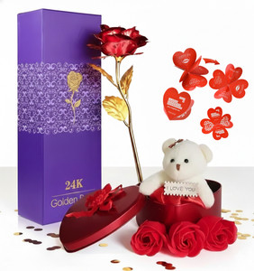 PRIDE STORE Artificial Flower Gift Set