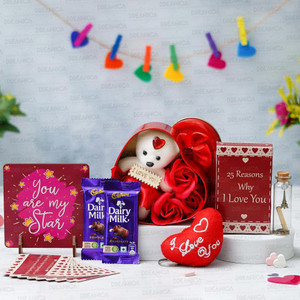 Dreamica Showpiece, Keychain, Soft Toy, Message Pills, Greeting Card Gift Set